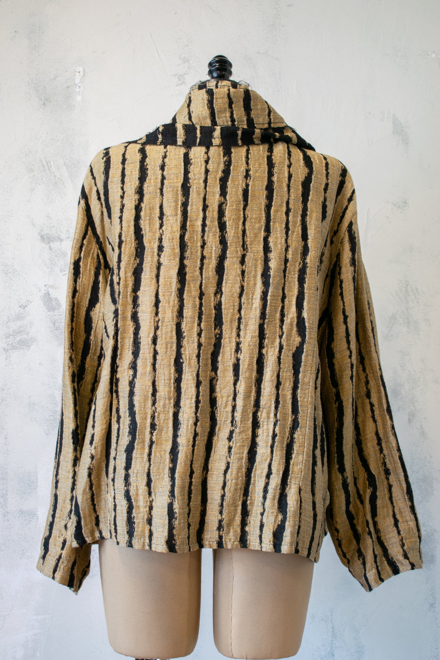 Dress to Kill; Silk Stripe Peplum Jacket