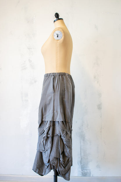 Krista Larson; Grey Silk Stormy Pant