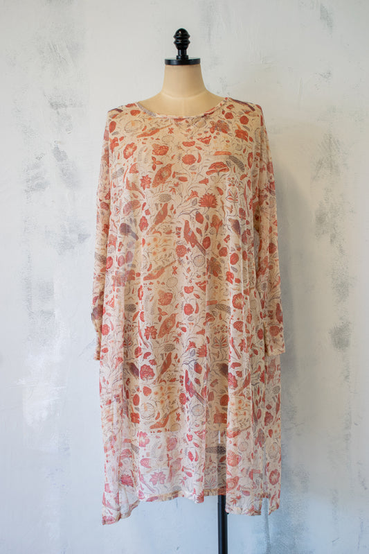 Krista Larson; Mesh Long Topper in Floral