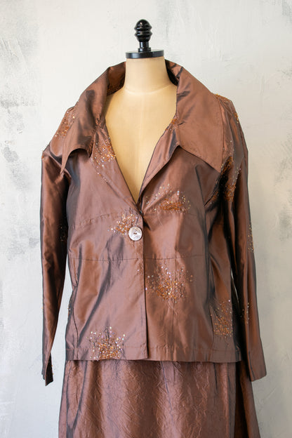 Krista Larson; Exquisite Silk Jacket