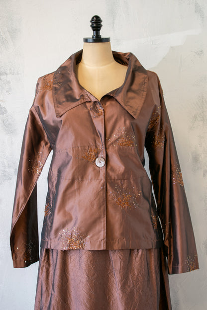 Krista Larson; Exquisite Silk Jacket