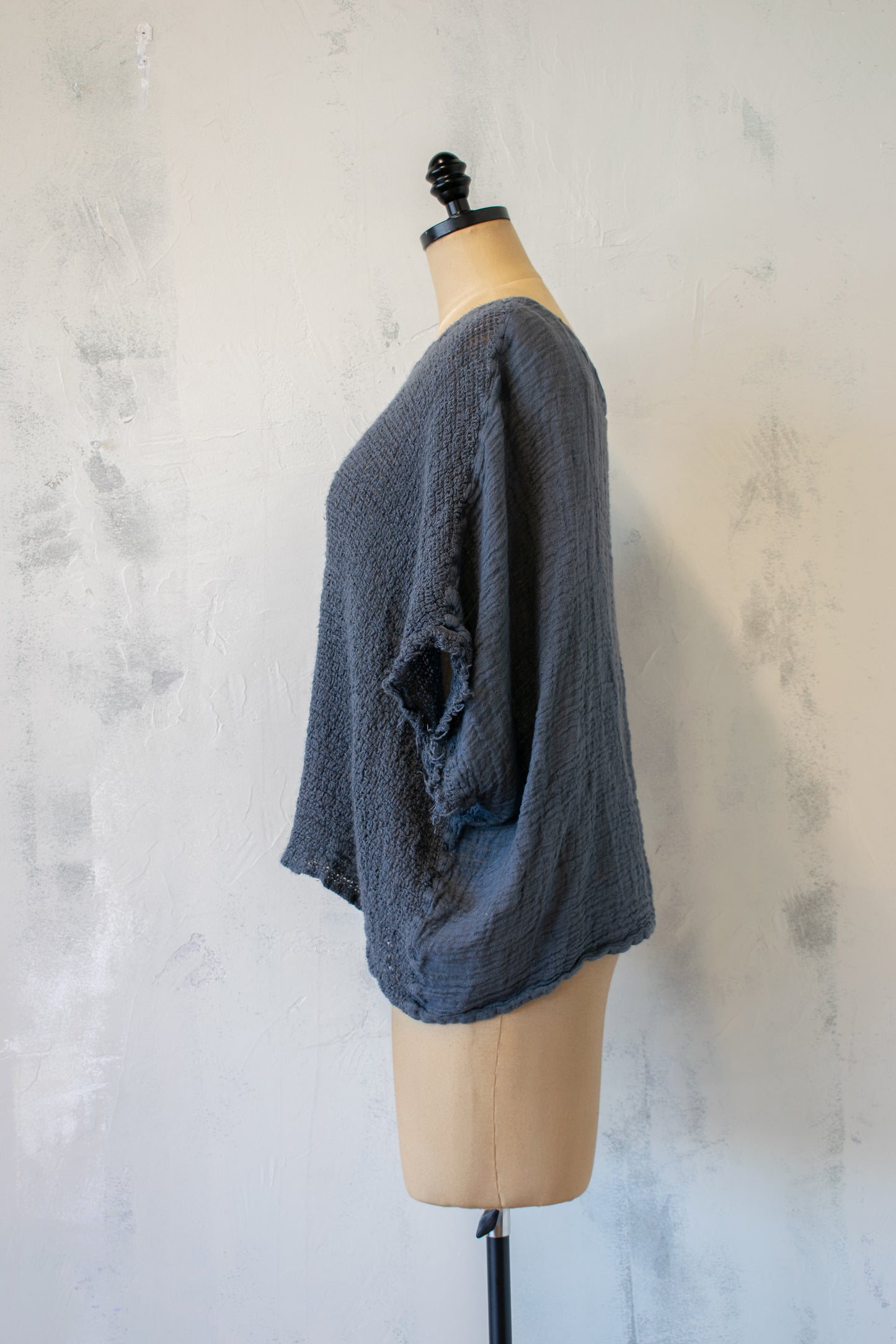 Bottega Di Brunella Reversible Garzata Linen Top