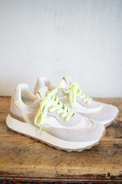Verbenas: Leather and Nylon Sneaker