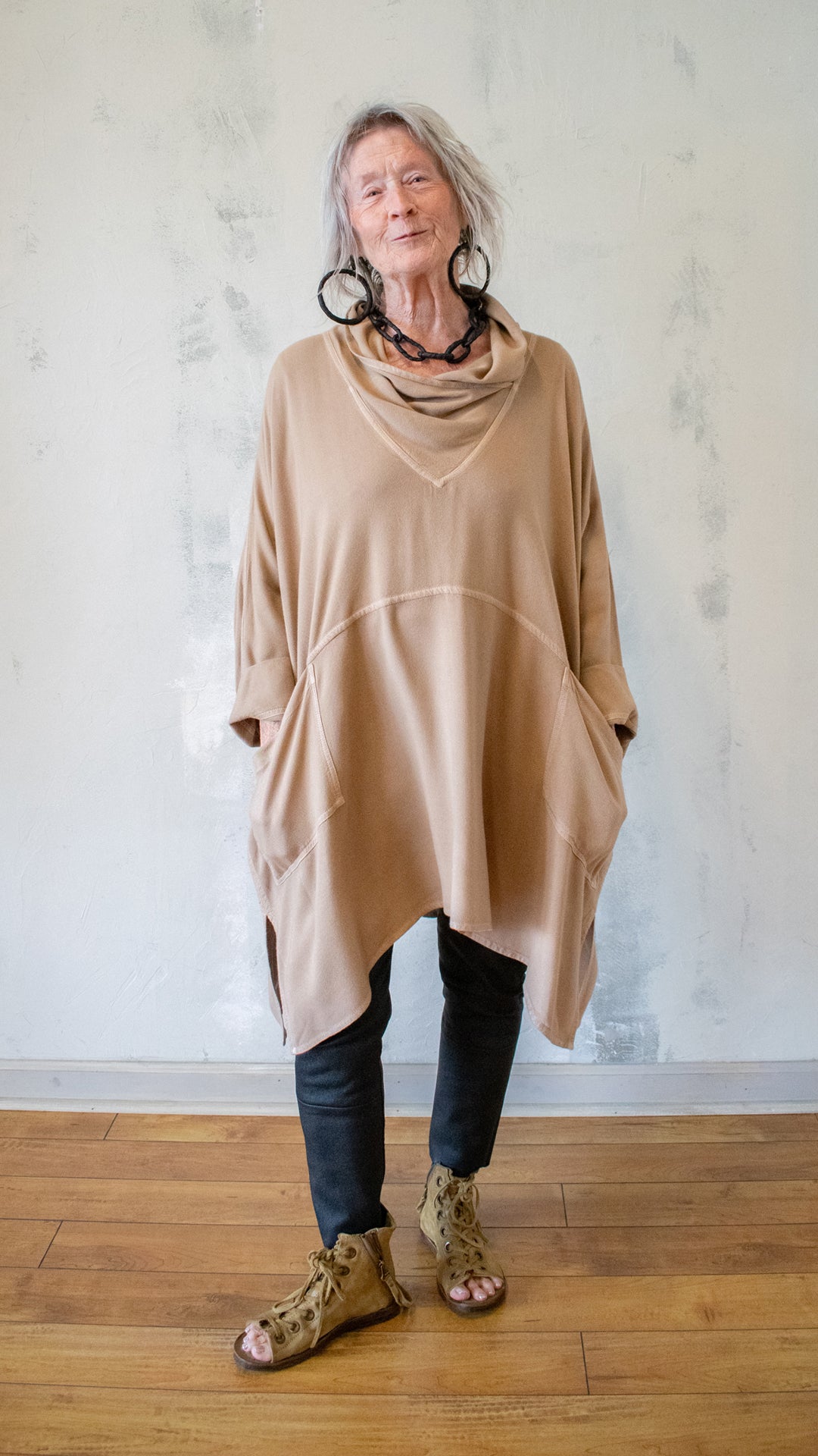 Shawl Collar Tunic (Multiple Colors)