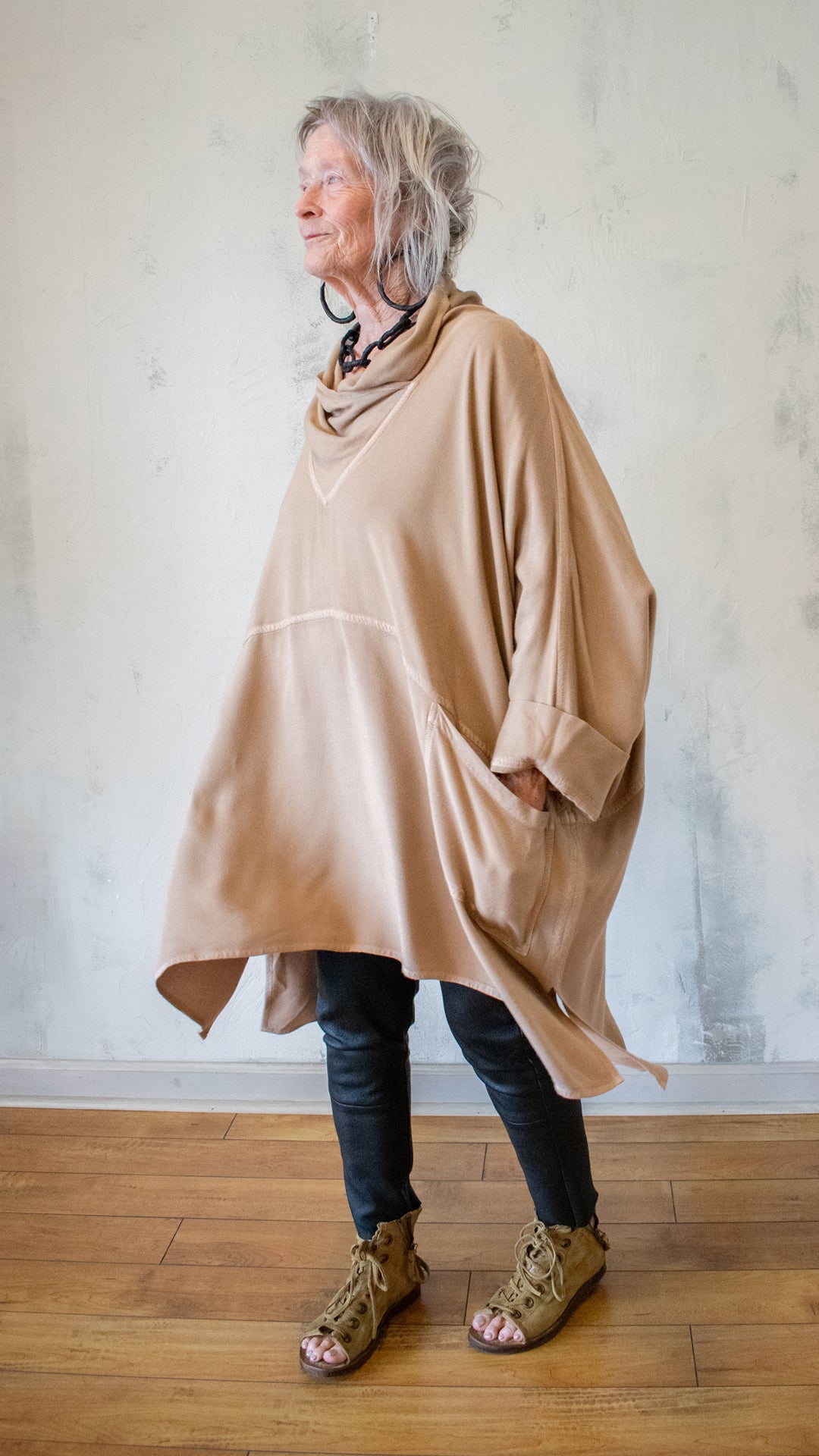 Shawl Collar Tunic (Multiple Colors)