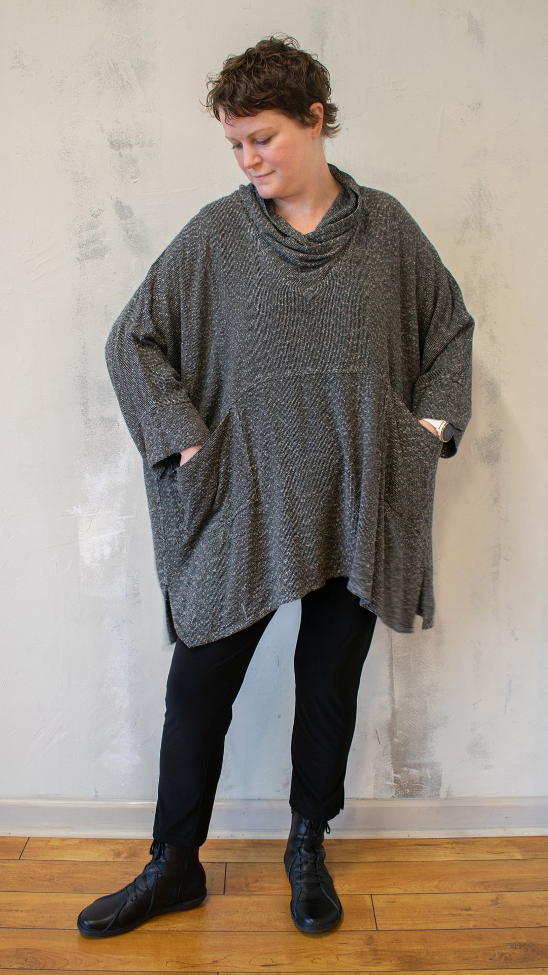 Shawl Top Winter Boucle (Multiple Colors)