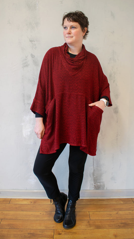 Shawl Top Winter Boucle (Multiple Colors)