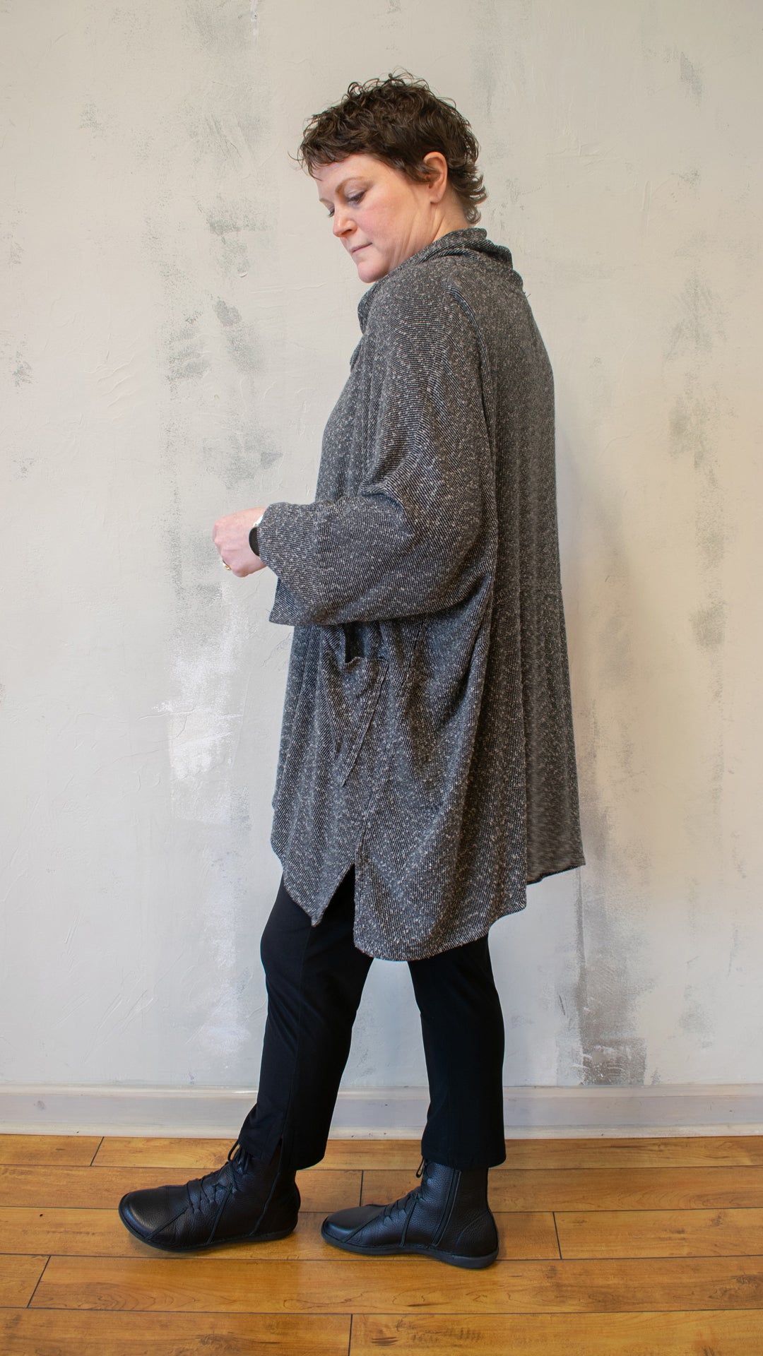 Shawl Top Winter Boucle (Multiple Colors)