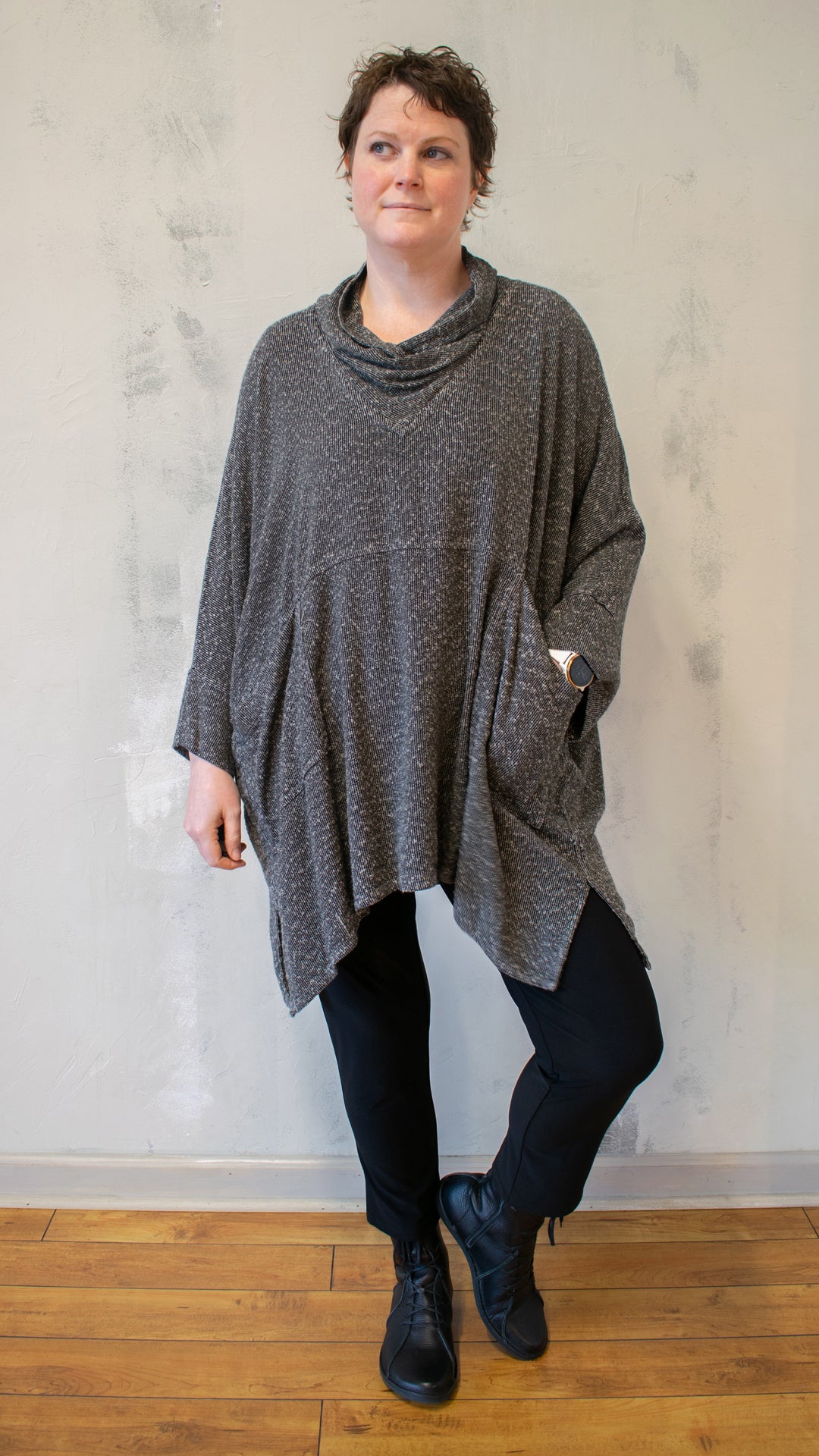 Shawl Top Winter Boucle (Multiple Colors)