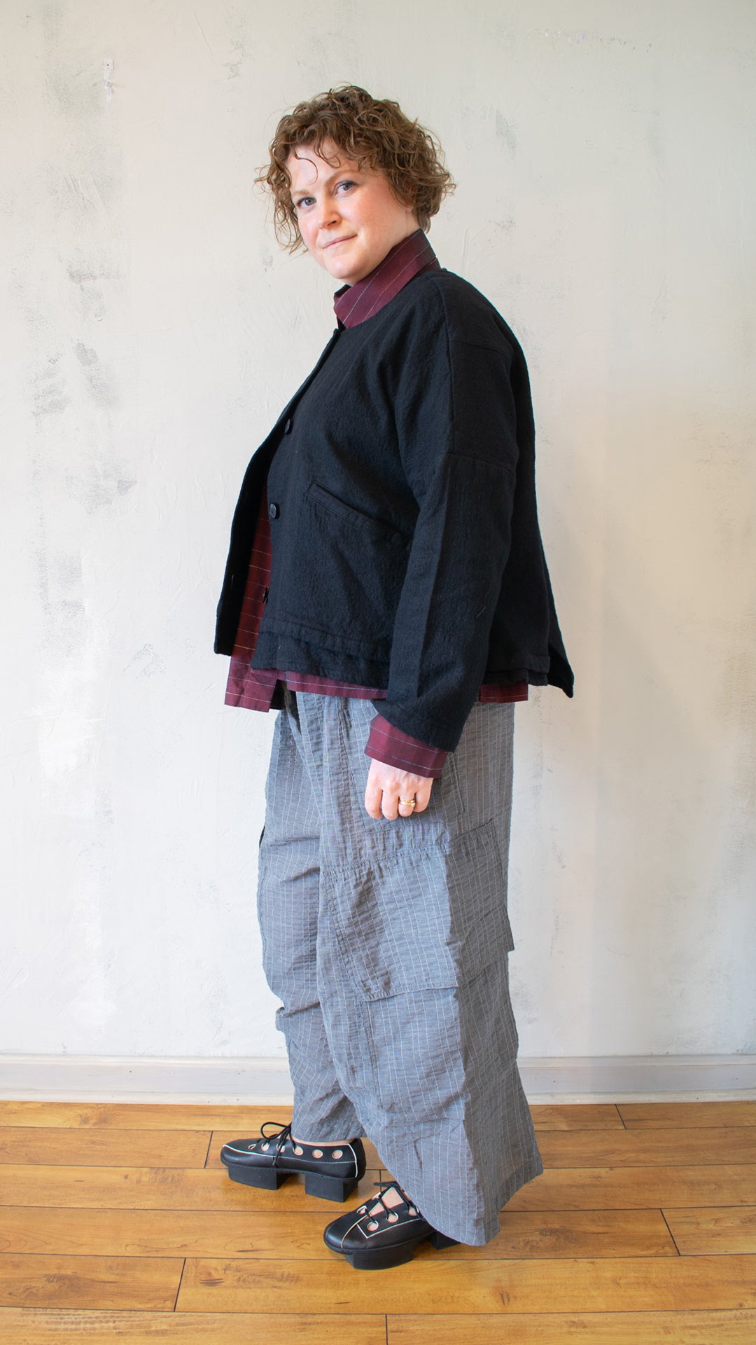 Swing Coat in Black