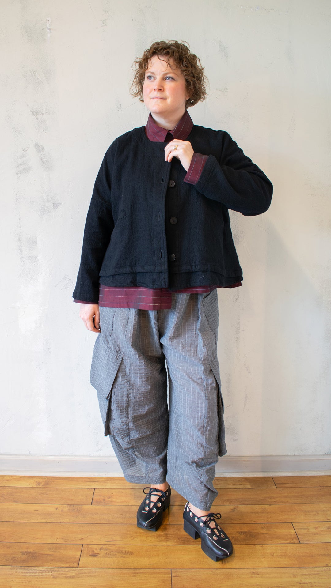 Swing Coat in Black