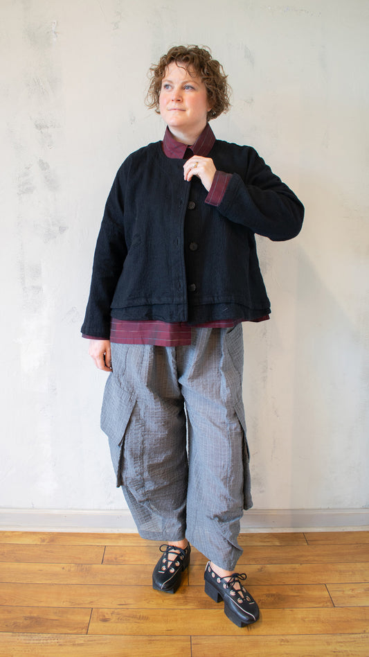 Swing Coat in Black