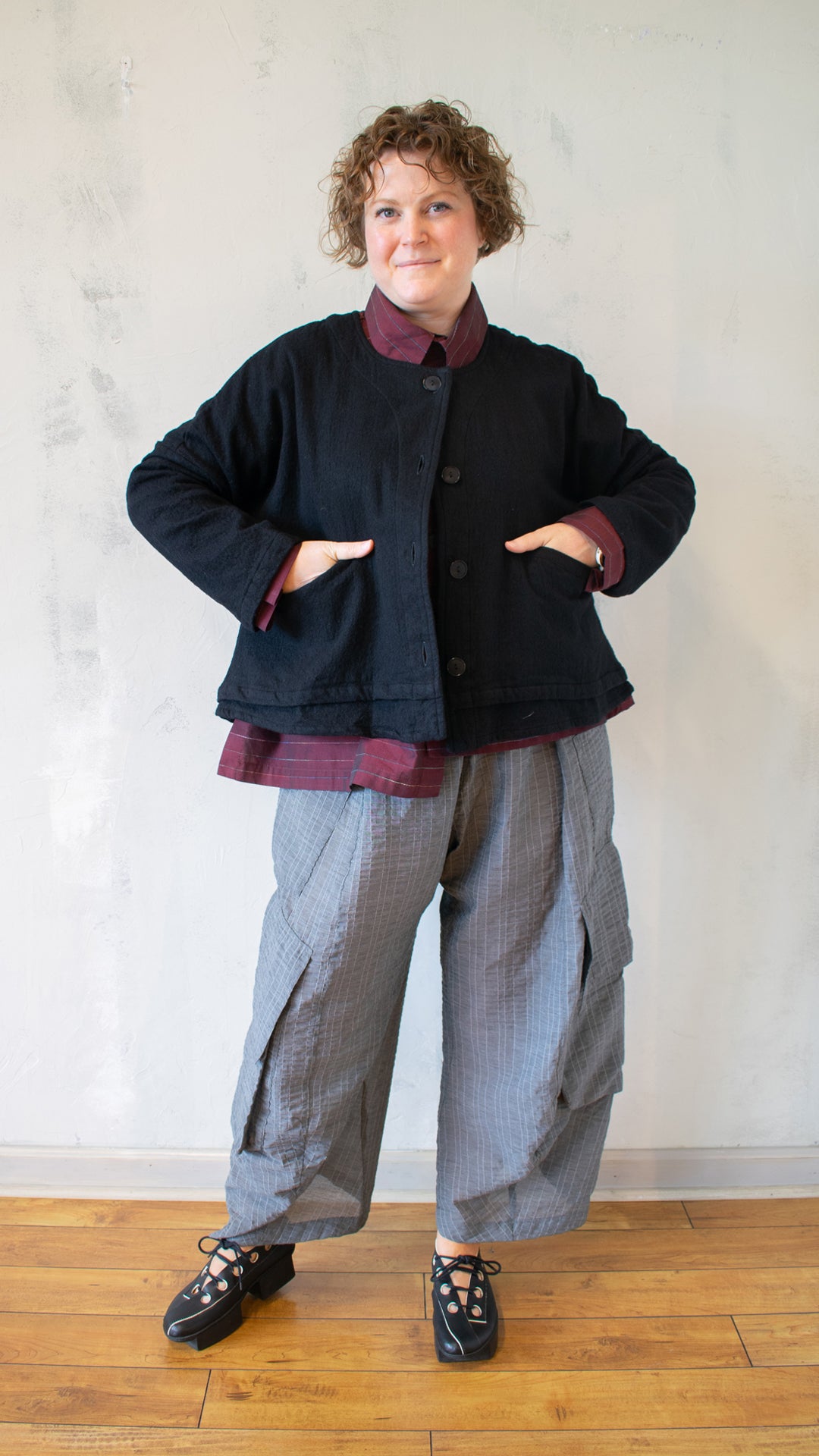 Swing Coat in Black