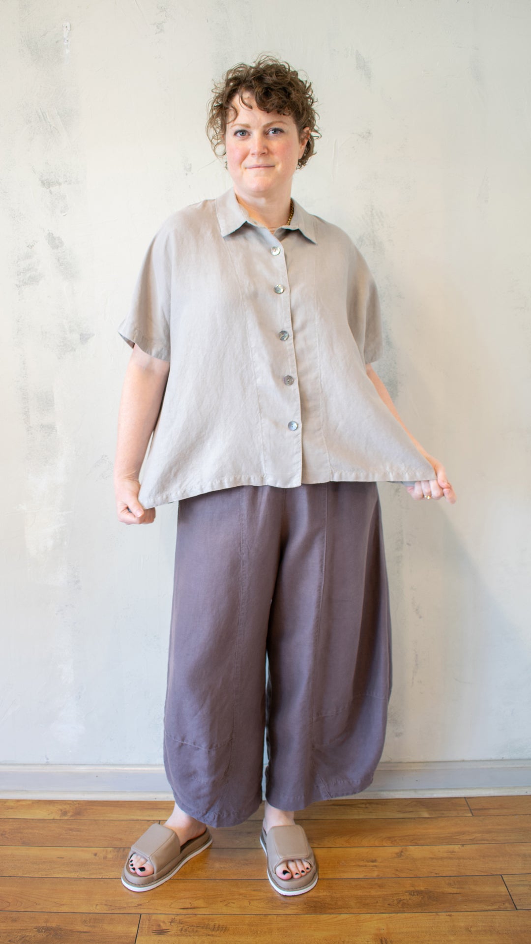 Cap Sleeve Shirt (Multiple Colors)