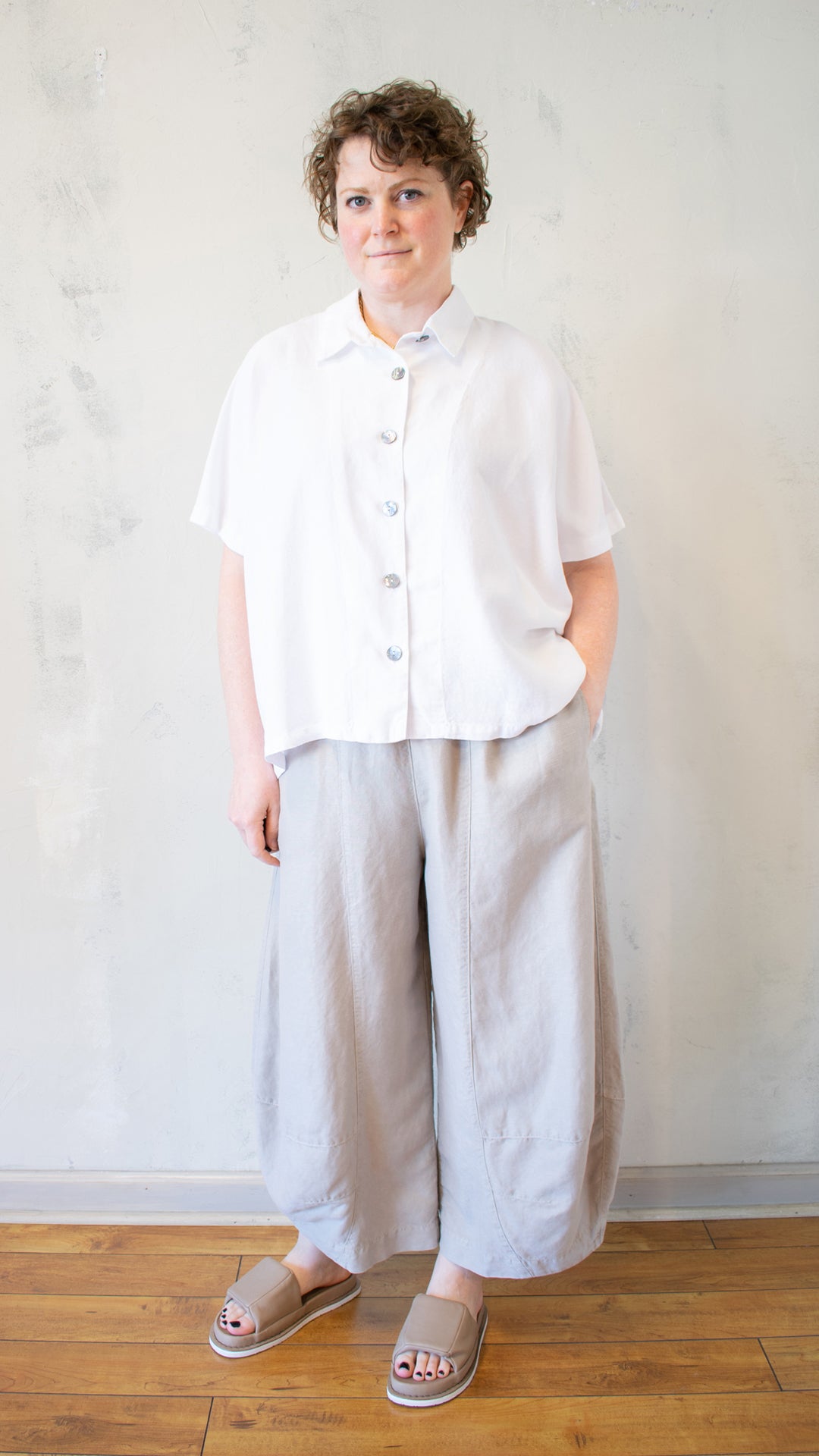 Cap Sleeve Shirt (Multiple Colors)