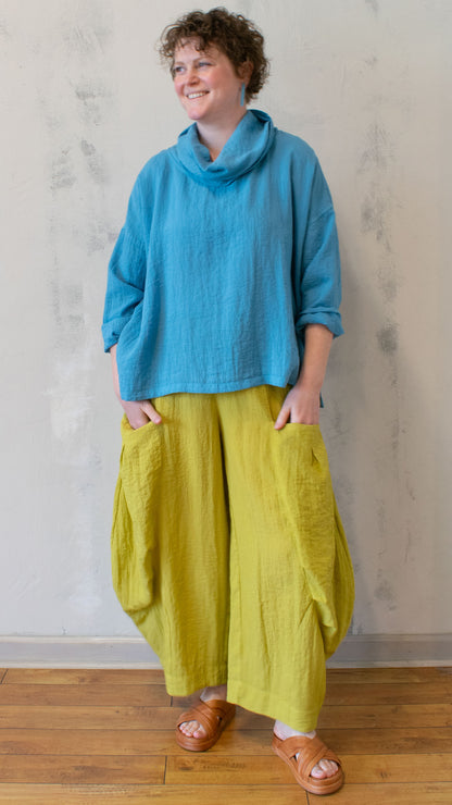 Travel Fabric Cowl Top (Multiple Colors)