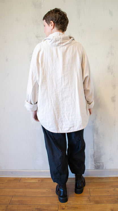 Shay Pullover in Ashby White