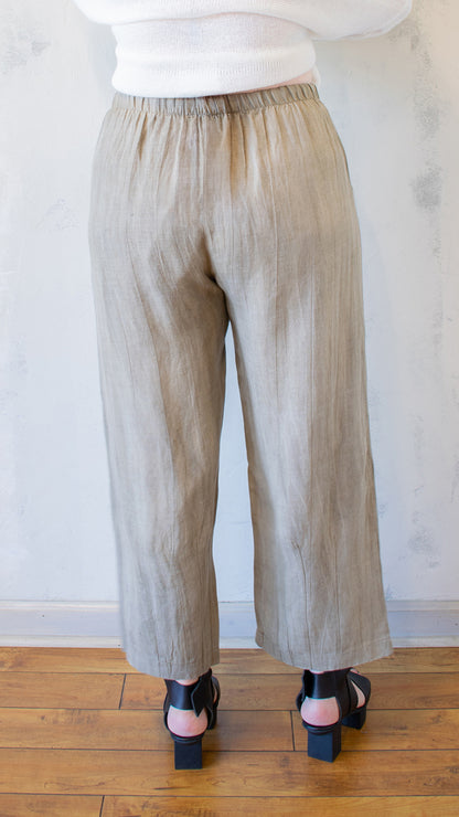 Tali Straight Pant in Khaki