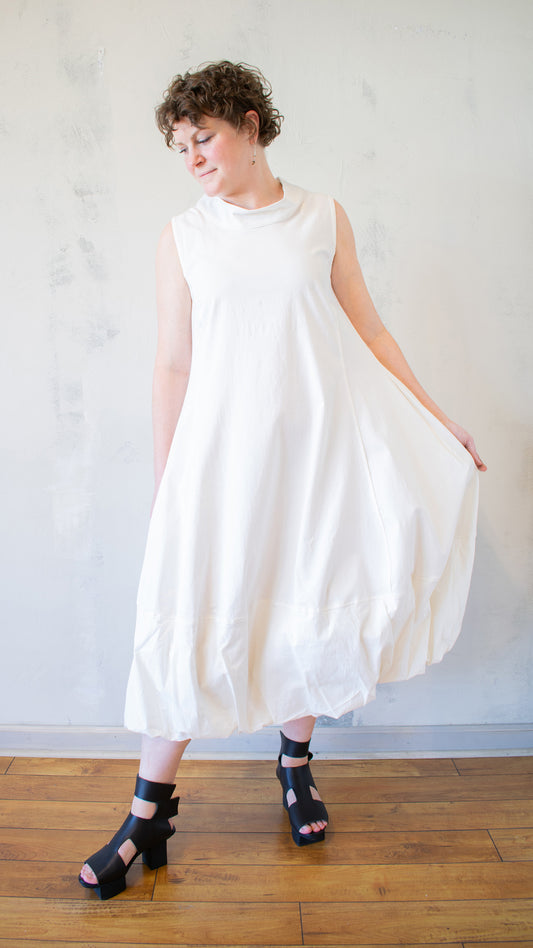 Anna Dress in Off White