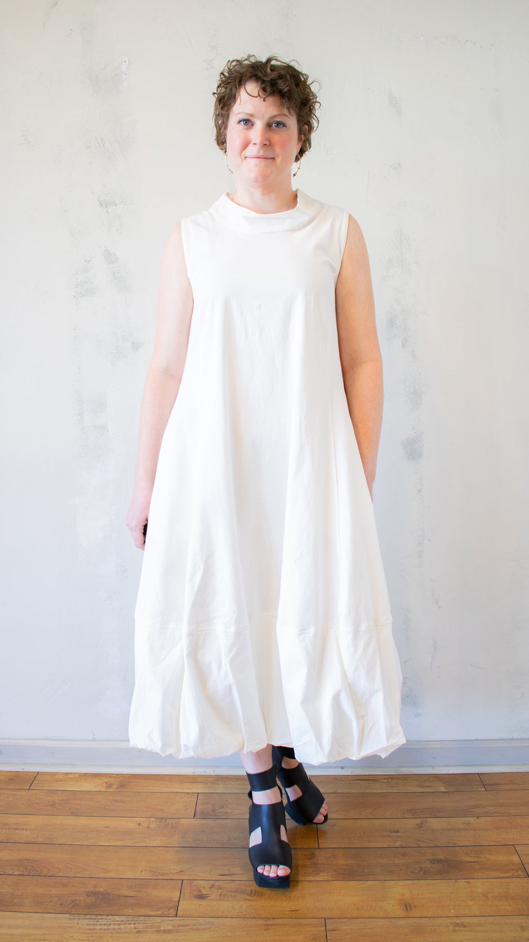 Anna Dress in Off White