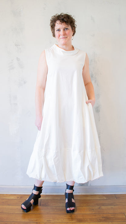 Anna Dress in Off White