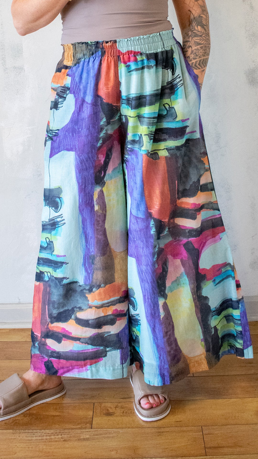 Printed Palazzo Pant