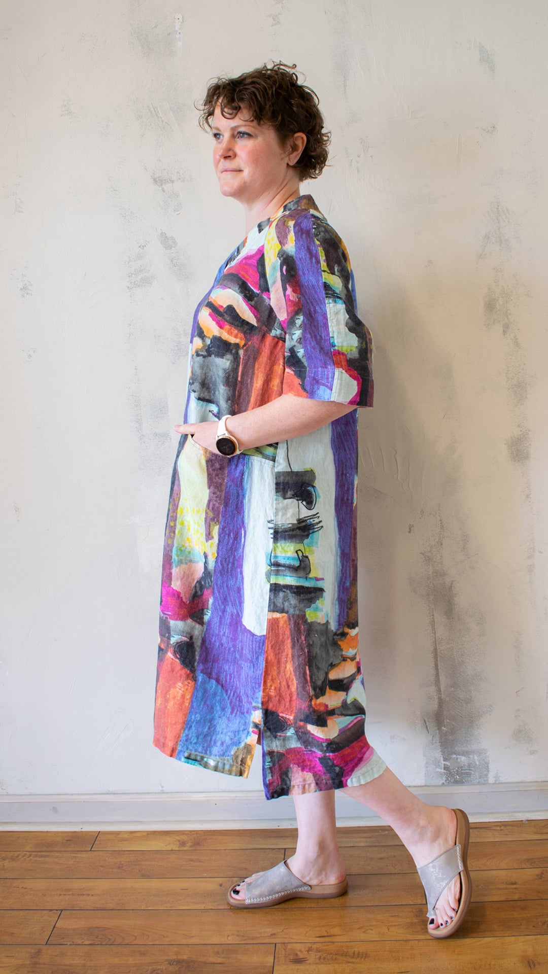 Printed Shift Dress