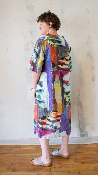 Printed Shift Dress