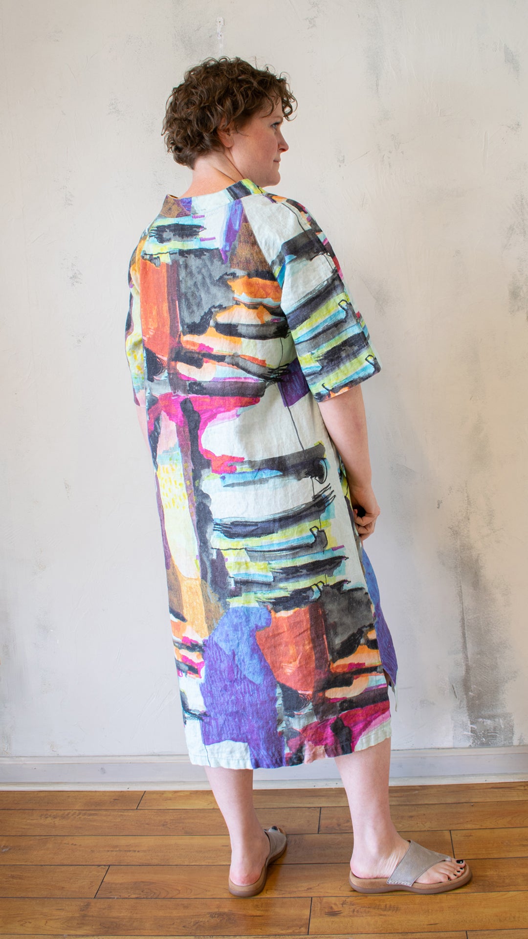 Printed Shift Dress