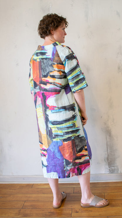 Printed Shift Dress