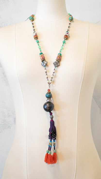 Long Tassel Necklace