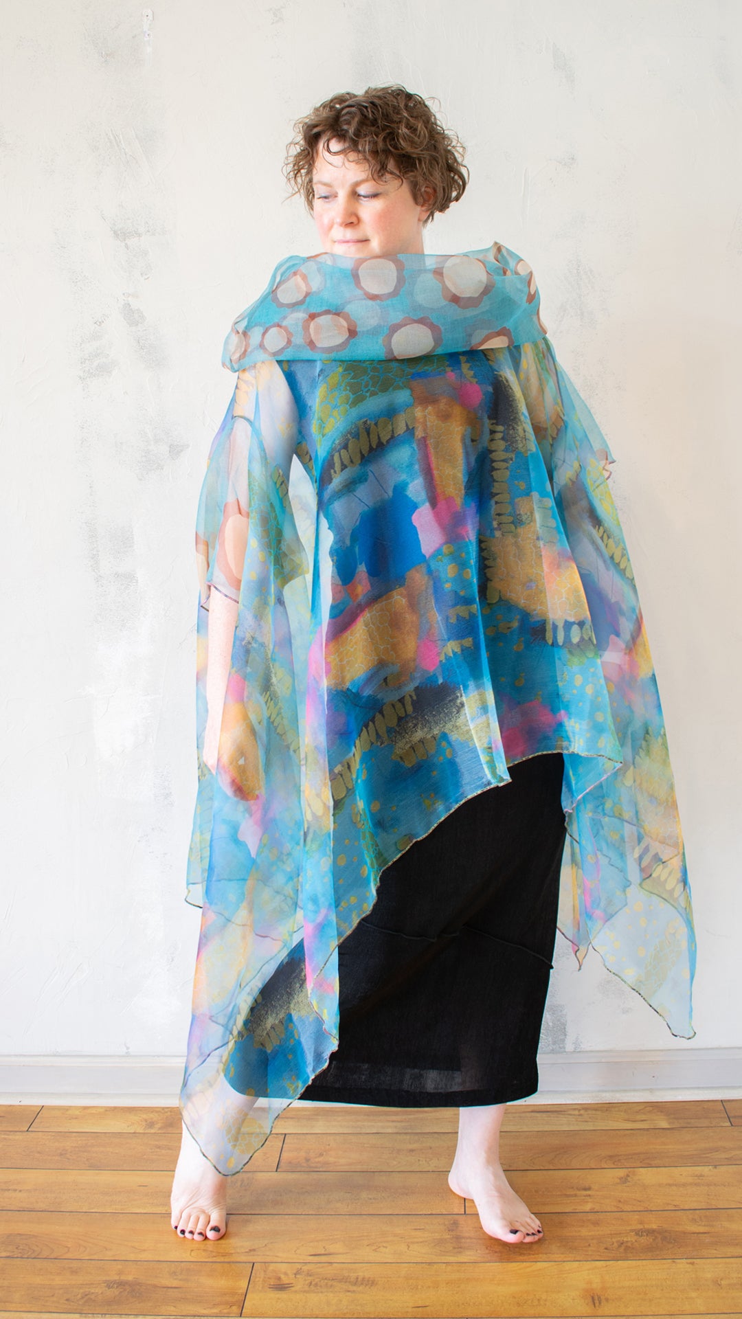 Watercolor Sheer Topper