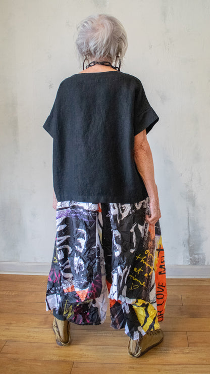 Gaia Pant in Graffiti White