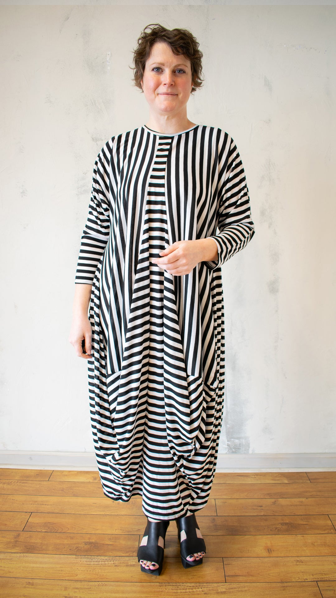 Stripe Lantern Dress