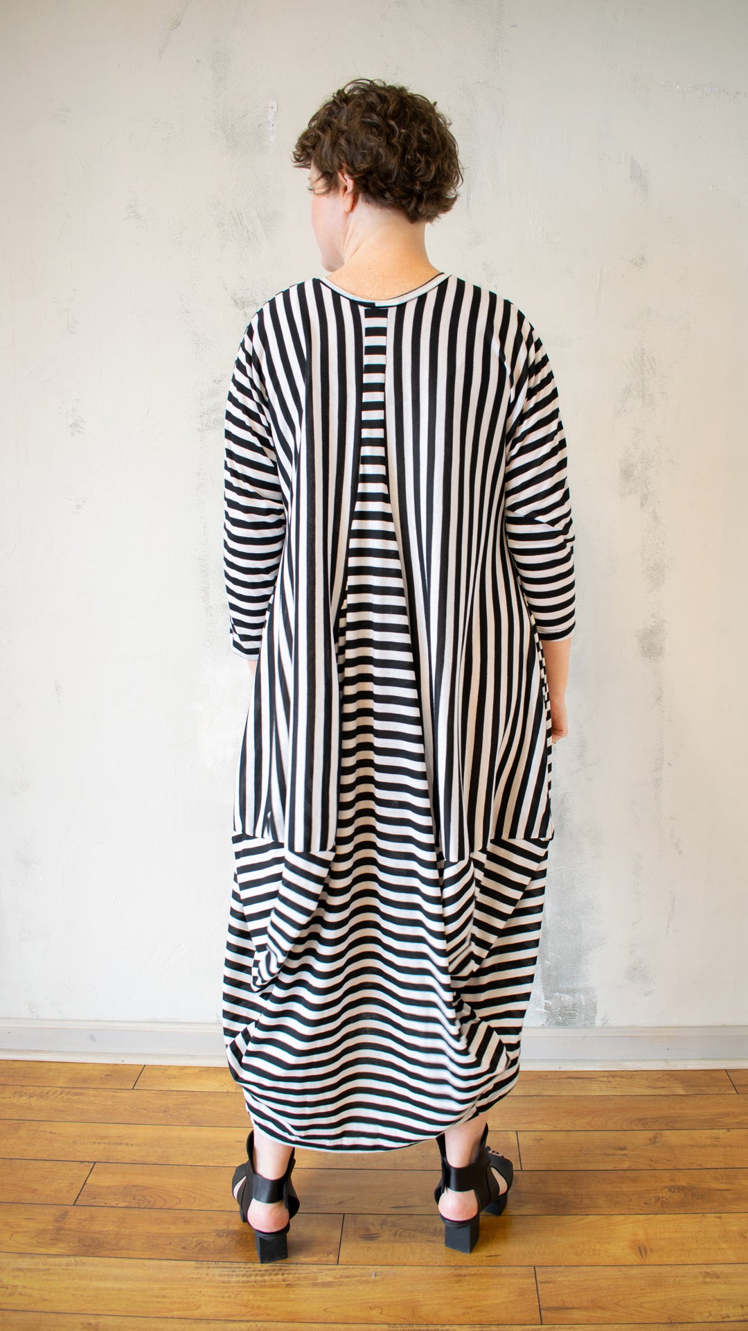 Stripe Lantern Dress