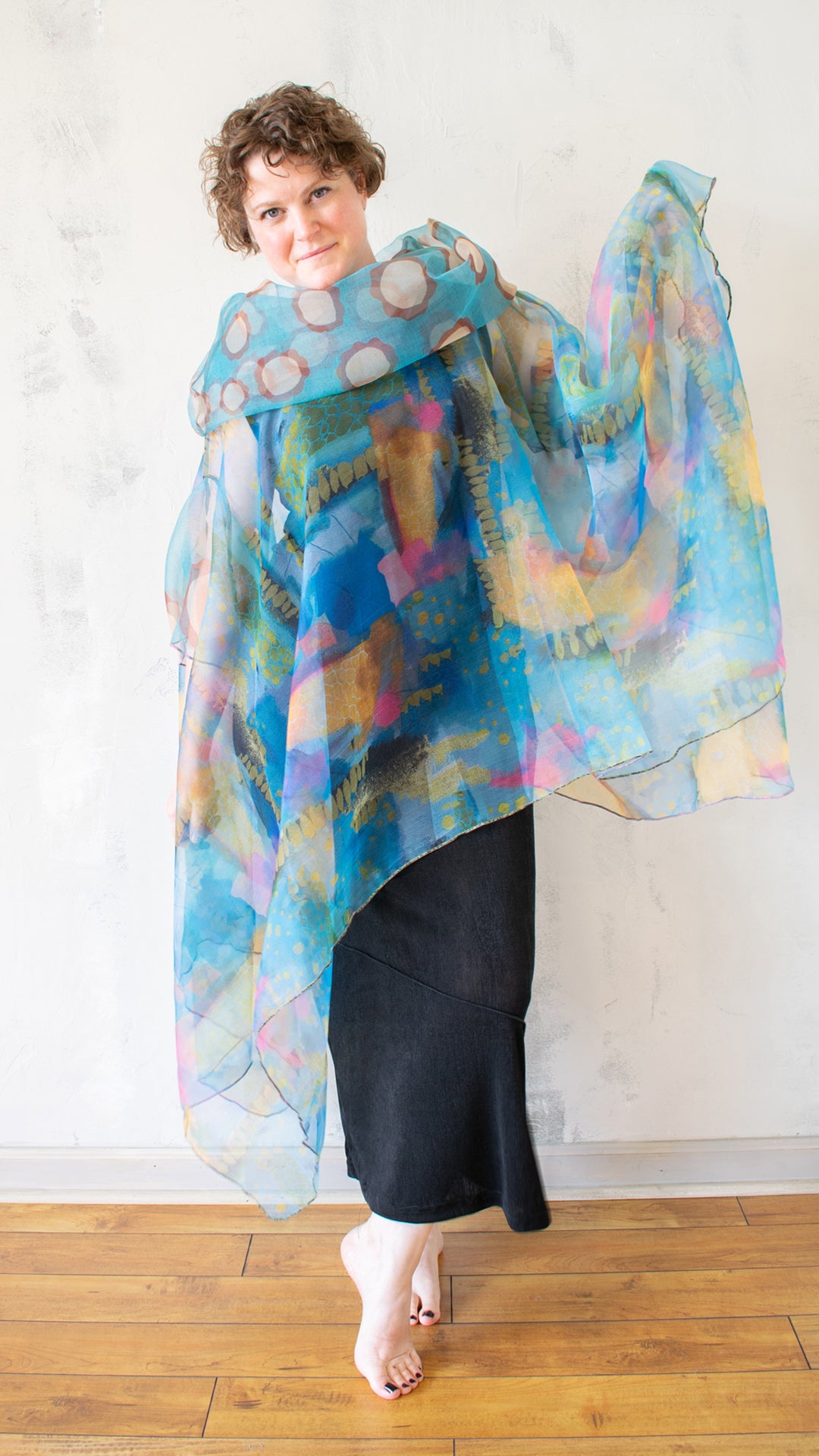 Watercolor Sheer Topper