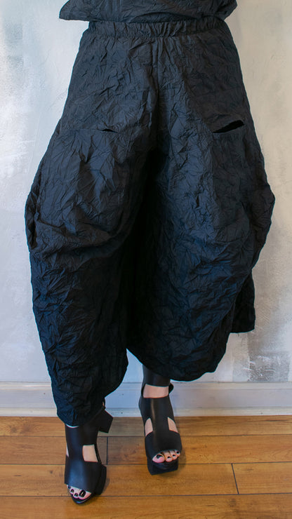 Crinkle Taffeta Pant