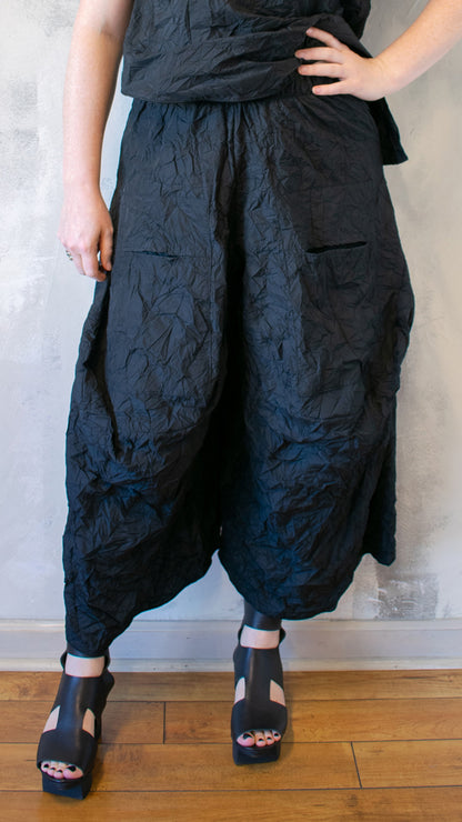 Crinkle Taffeta Pant