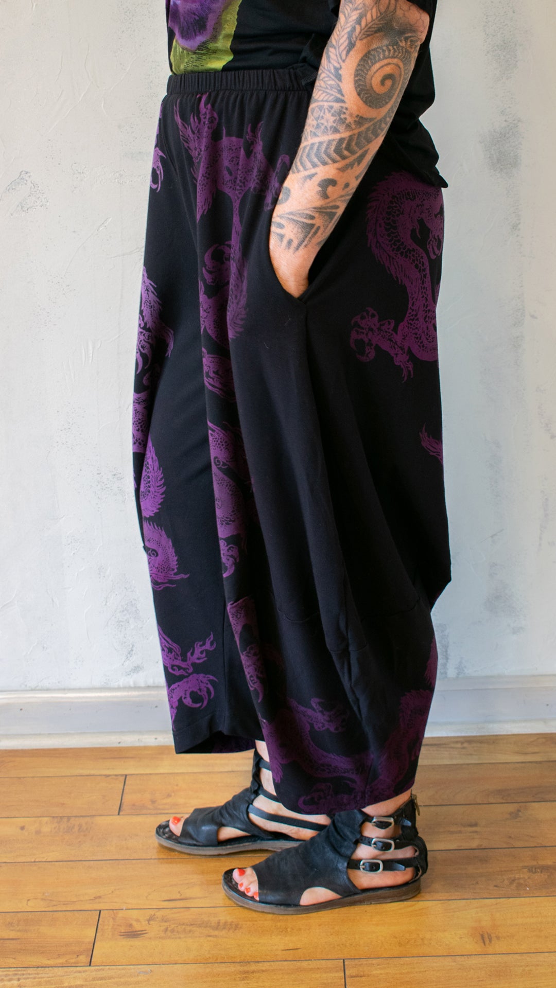 Barrel Dragon Pant in Purple