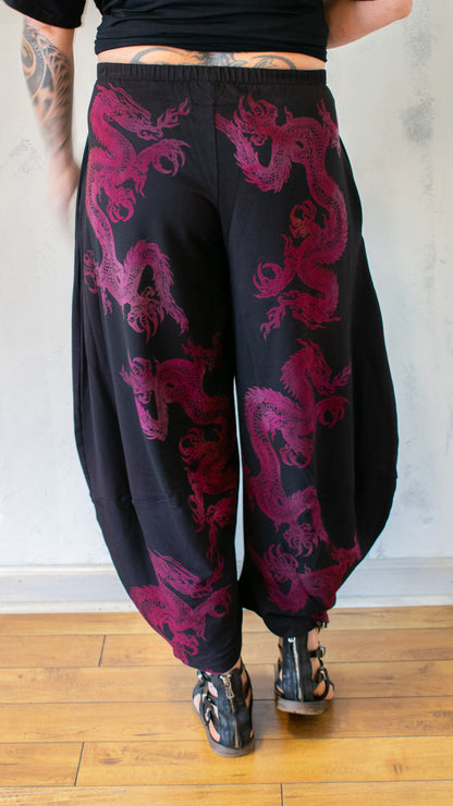 Barrel Dragon Pant in Fuchsia