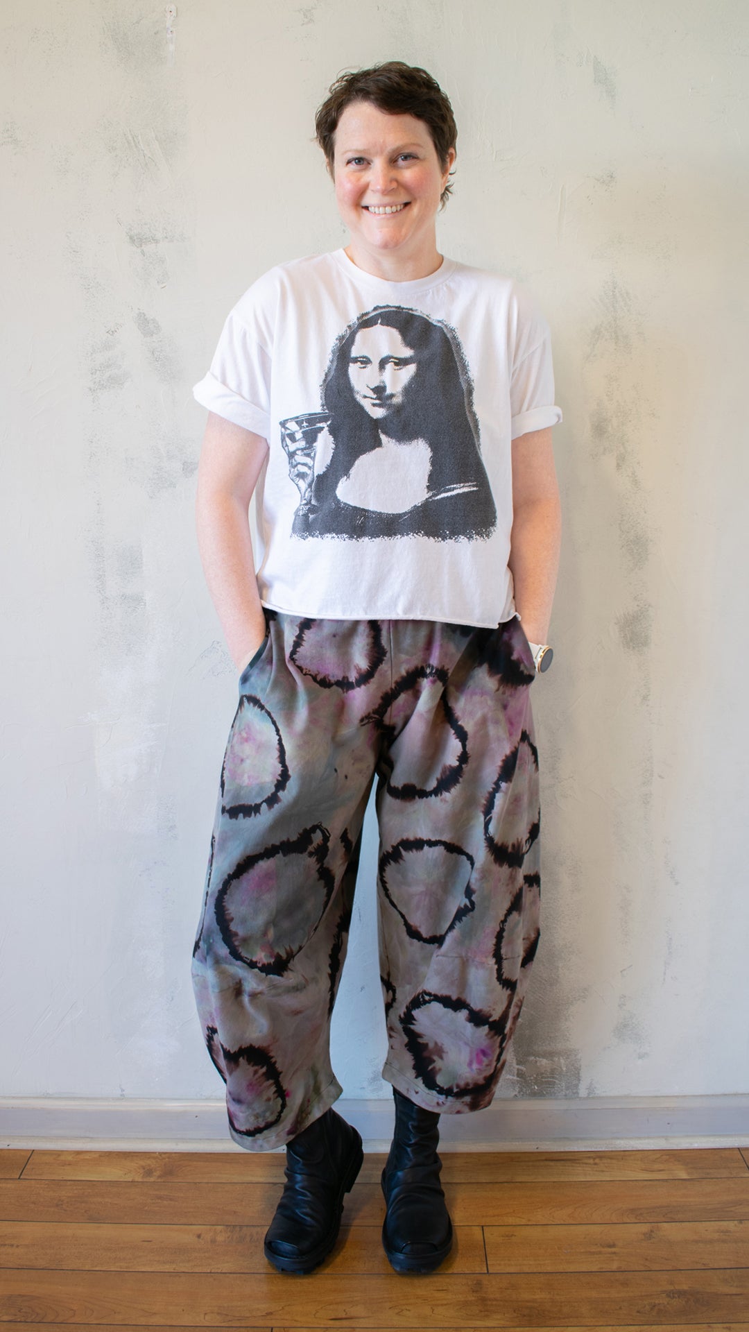 Tipsy Mona Tee in White