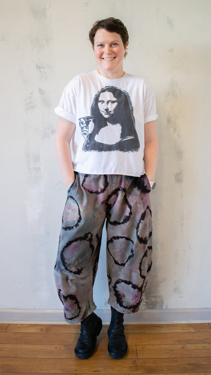 Tipsy Mona Tee in White