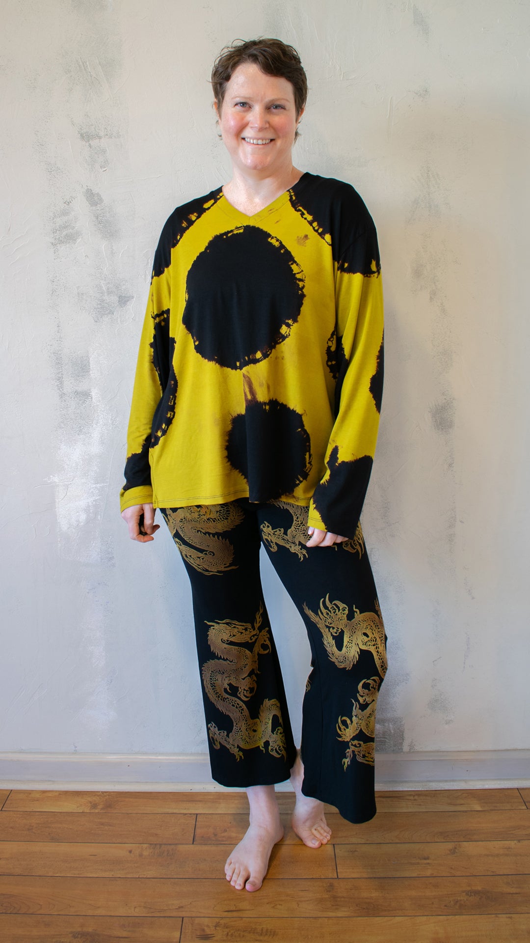 Boyfriend Circle Top in Bronze