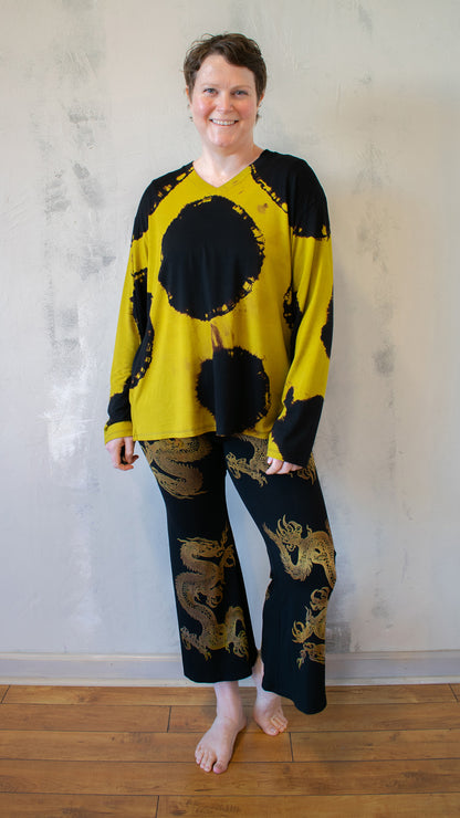 Boyfriend Circle Top in Bronze