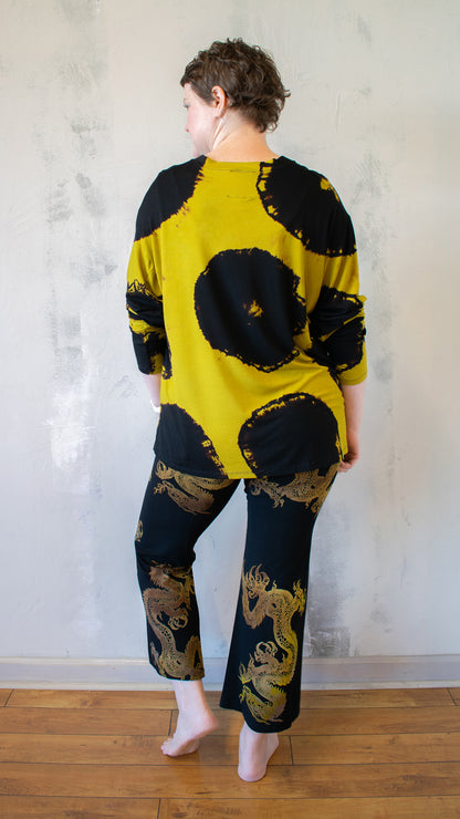 Boyfriend Circle Top in Bronze