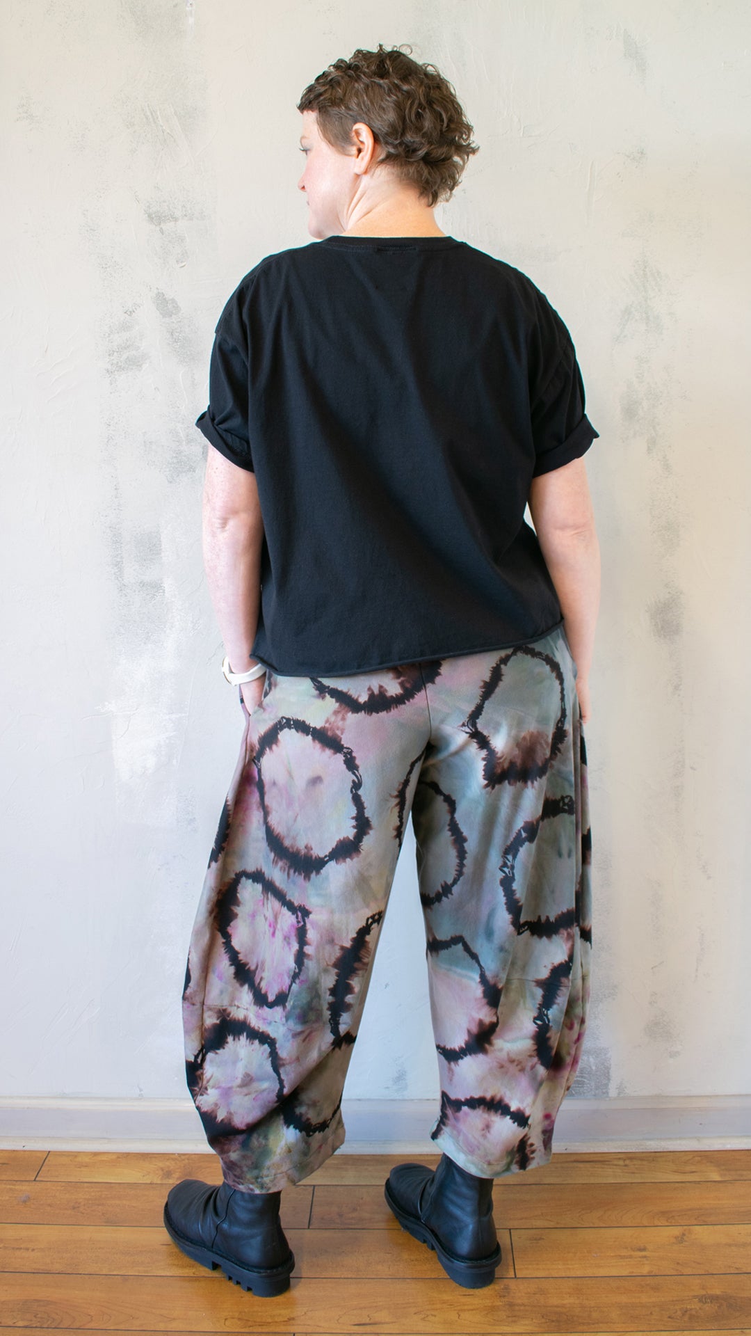 Skull with Rose in Teeth Tee in Black