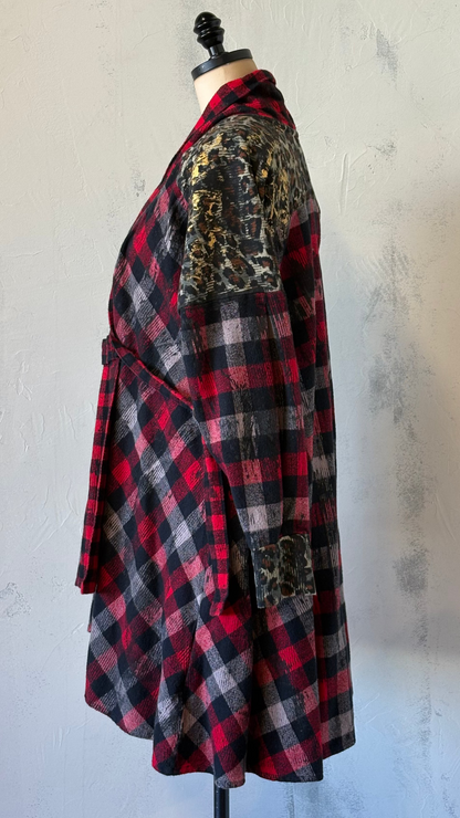 Heyne Bougut Checker and plaid jacket