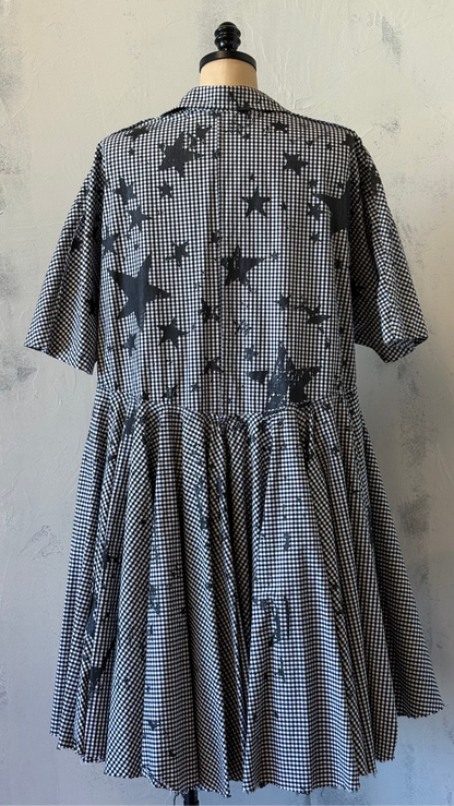 Paper temples Star Plaid Dress