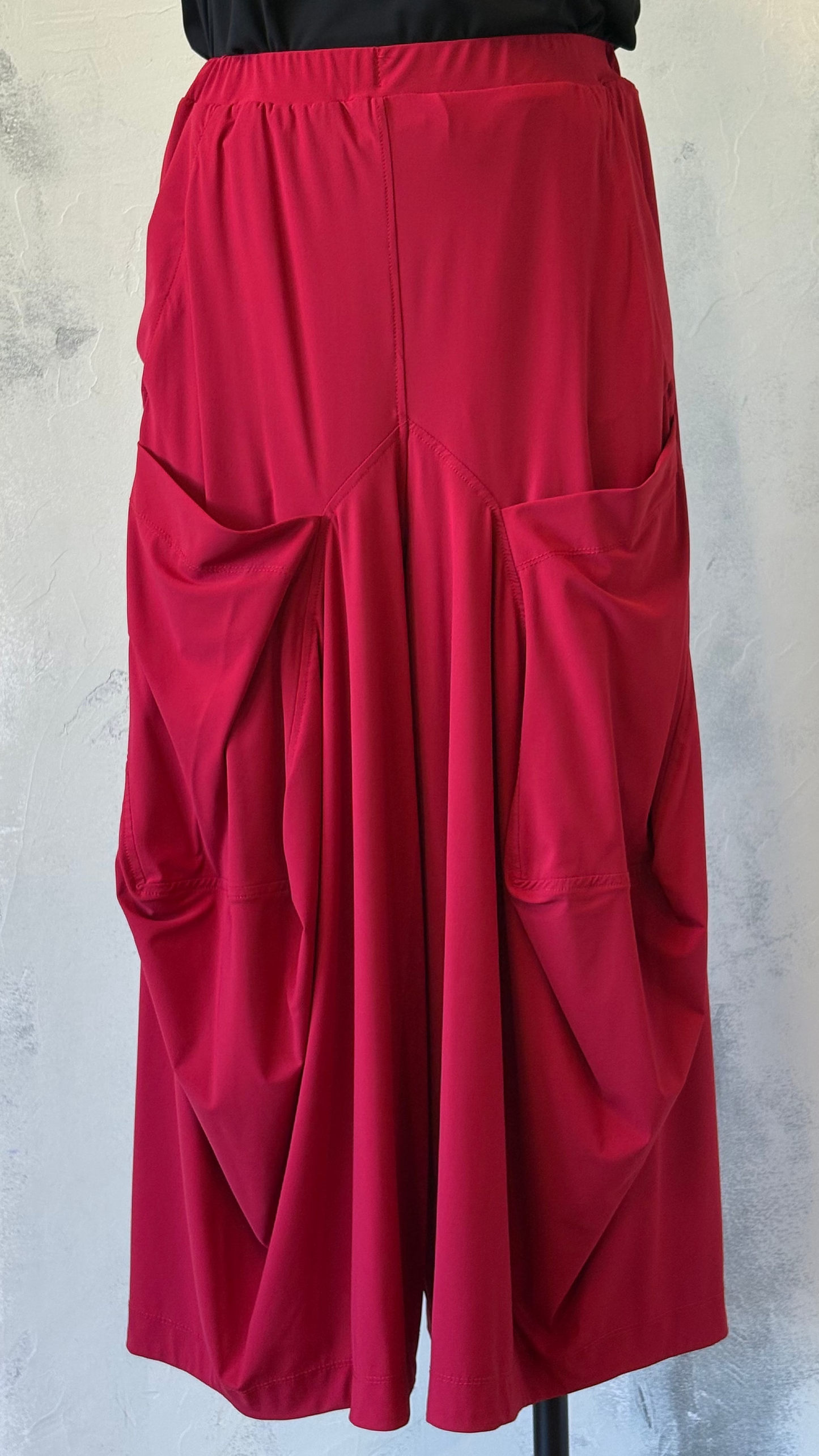 Alembika Red Big Pocket Pant