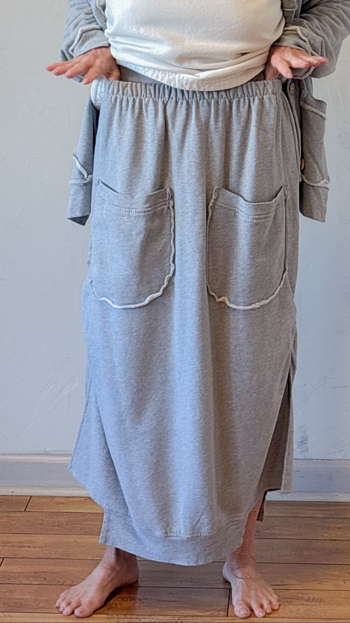 Relaxed Midi Skirt